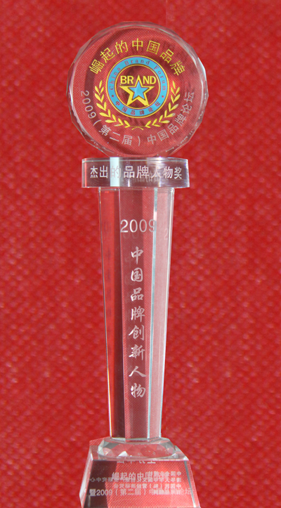 “2009中國(guó)品牌創(chuàng)新人物”稱(chēng)號(hào)